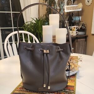 Calvin Klein Charcoal Shoulder Bag
